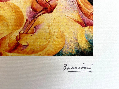 Umberto Boccioni "Futurist Knight" (Gino Severini Giacomo Balla Futurism)
