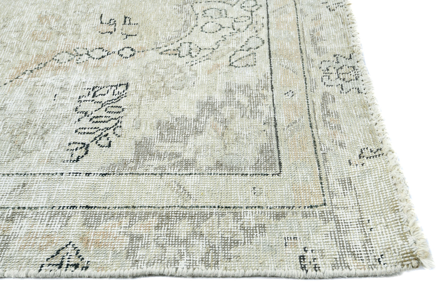 Antique Vintage Oriental Rug 5'2X8'5 Ft Medallion