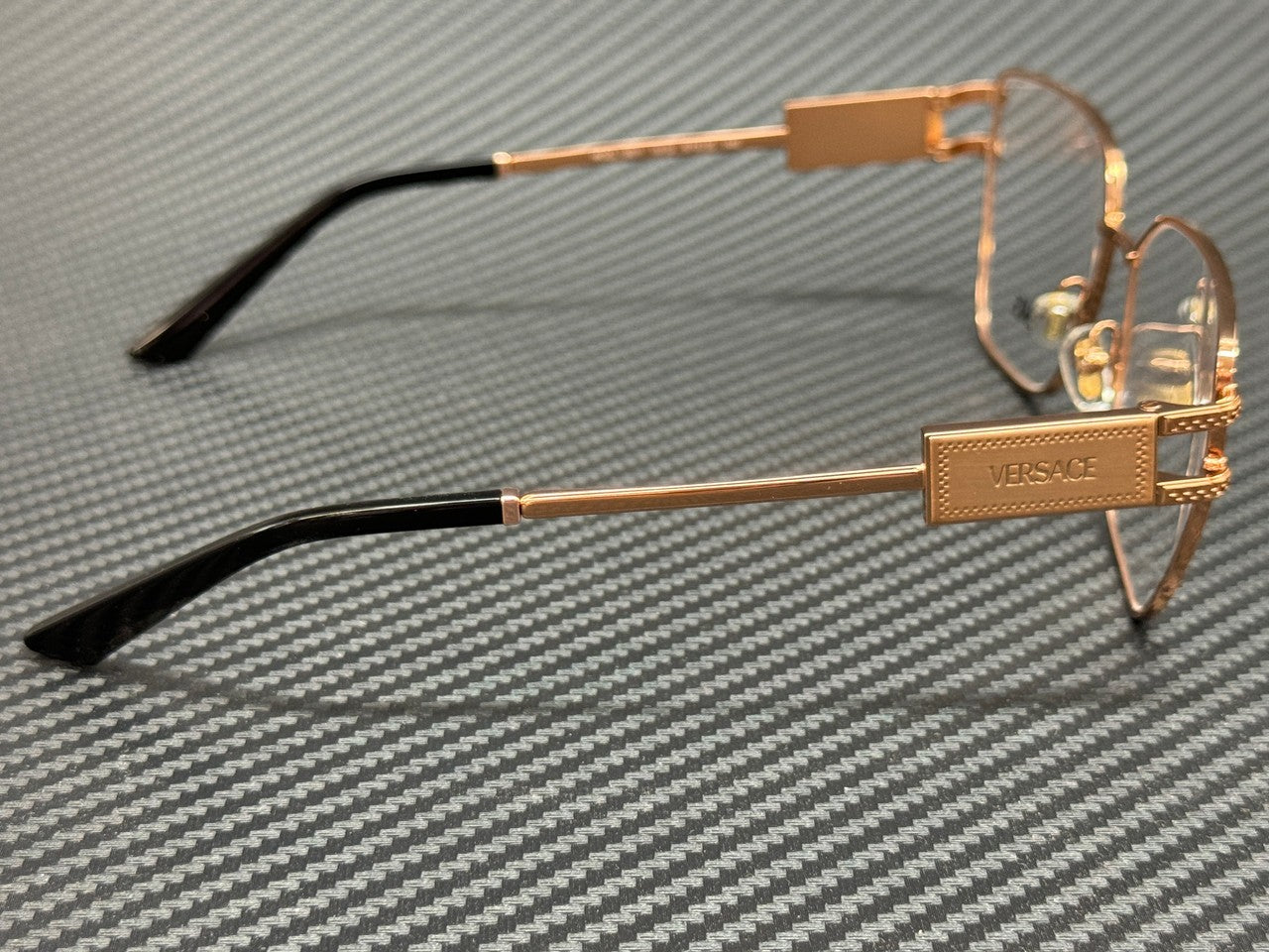VERSACE VE1301 1412 Rose Gold Women's 55 mm Eyeglasses