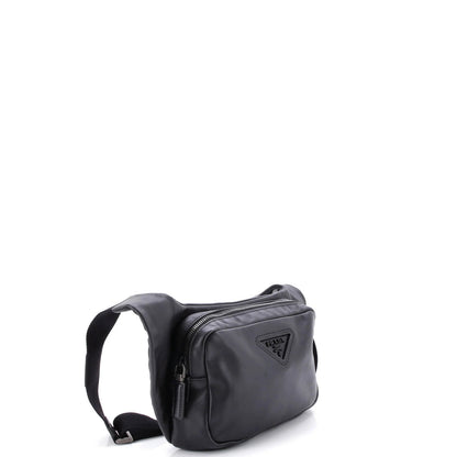 Prada Front Pocket Belt Bag Vitello Daino