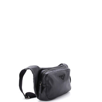 Prada Front Pocket Belt Bag Vitello Daino
