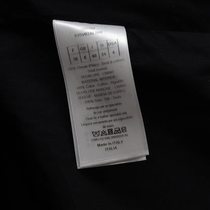 Christian Dior Women'S 30 Montaigne Biker Jacket Leather