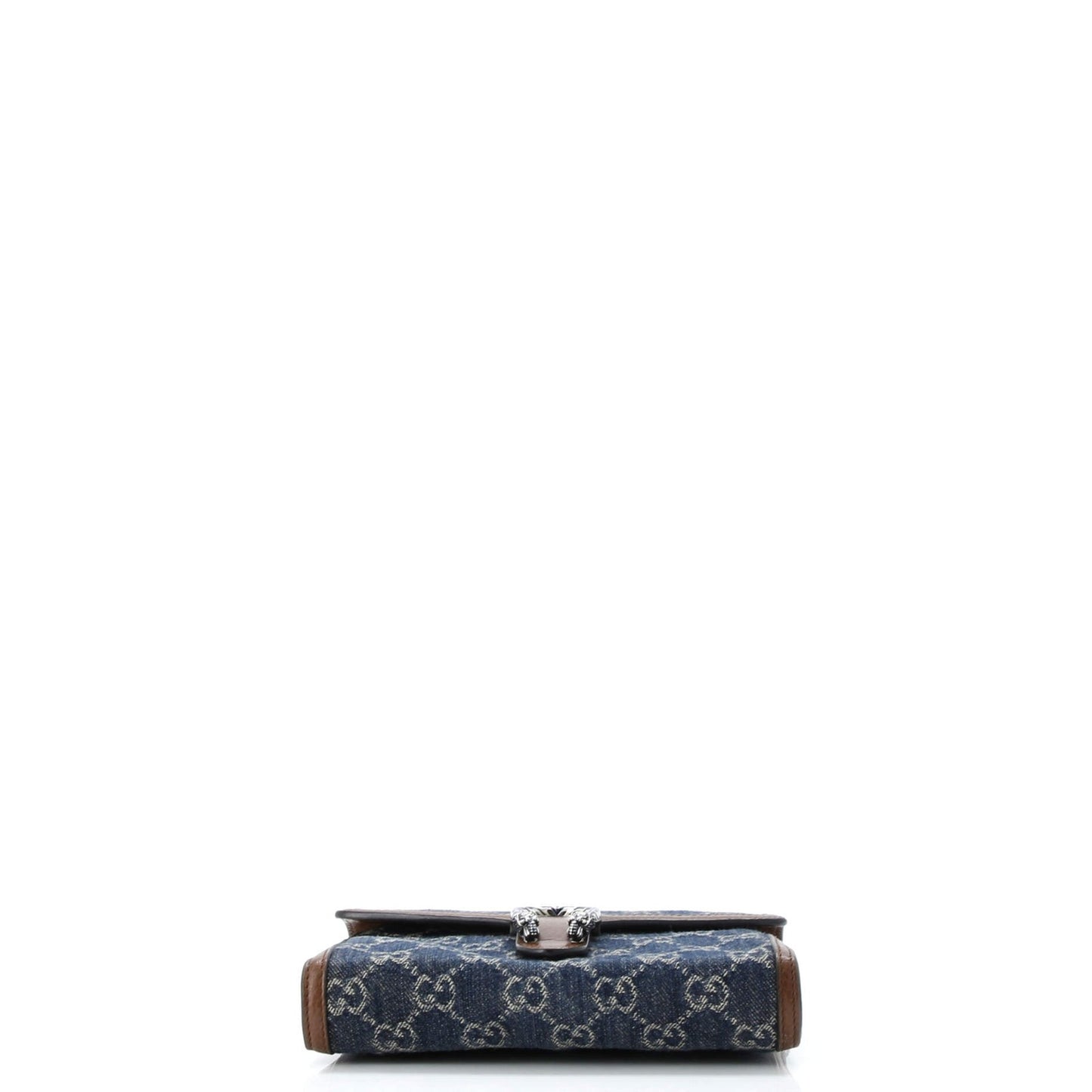 Small Gucci Dionysus Chain Wallet GG Denim
