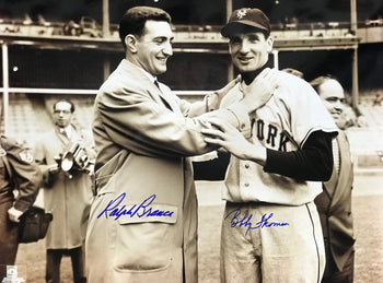 Ralph Branca & Bobby Thomson Autographed 16X20 Photo