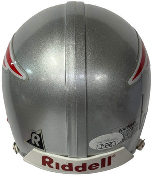 Willie Mcginest Autographed New England Patriots Mini Helmet (Jsa)