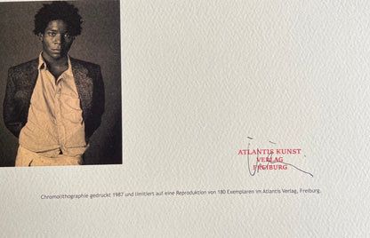 Jean-Michel Basquiat Lithograph Signed Numbered Stamp 180