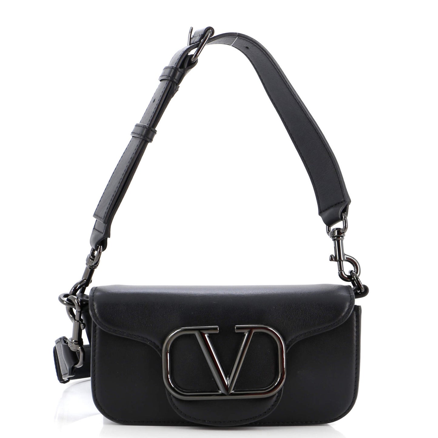 Valentino Garavani Vlogo Flap Shoulder Bag Leather Mini