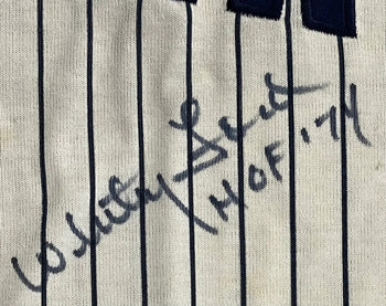 Whitey Ford Signed Cooperstown Collection New York Yankees Starter Jersey (Psa)