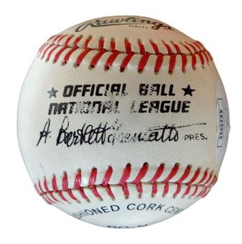 Sandy Amoros Autographed Onl Baseball Brooklyn Dodgers Jsa 179835