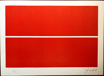 Donald Judd Lithograph Coa Signed Numbered Stamped