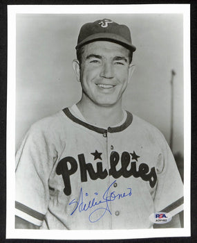 Willie Jones Signed/Autographed 8X10 Photo Philadelphia Phillies Jsa 195444