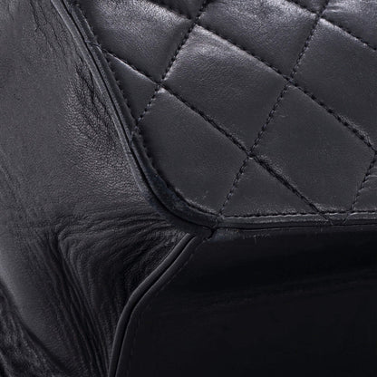 Chanel Vintage Clutch With Chain Quilted Leather Small