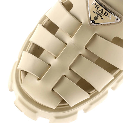 Prada Women'S Monolith Cage Platform Sandals Rubber