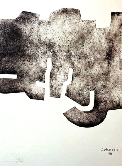 Eduardo Chillida Lithograph Coa Signed Numbered Limited