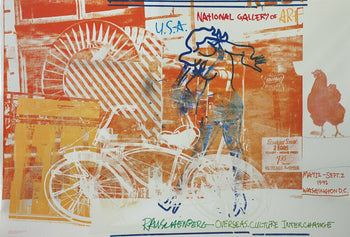 Robert Rauschenberg Bicycle, National Gallery 