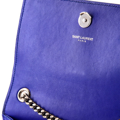 Saint Laurent Classic Monogram Crossbody Bag Grainy Leather Small