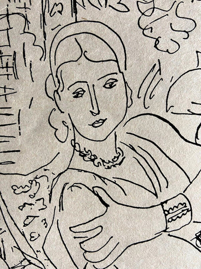 Henri Matisse Lithograph 1960 Coa Signed Numbered By Hand Stamp