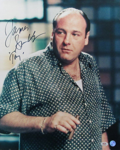 James Gandolfini Signed/Inscribed "Tony" 16X20