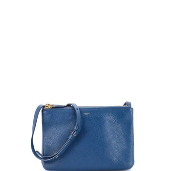 Small Celine Trio Crossbody Bag Leather