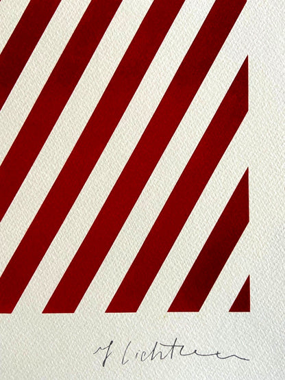 Roy Lichtenstein Lithograph Coa Signed Numbered