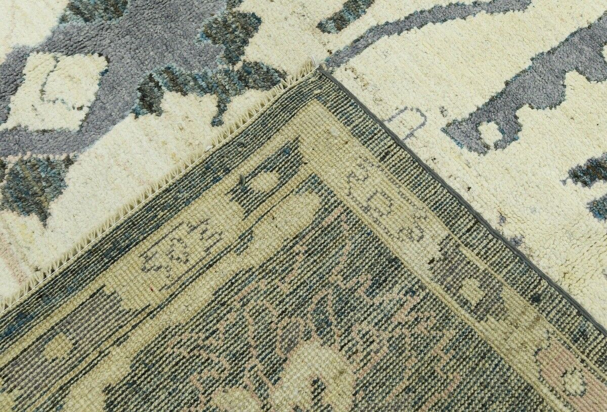8X10 Ft Oushak Peshawar Oriental Rug Floral
