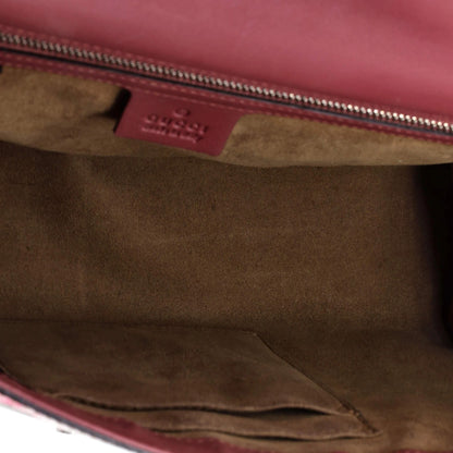 Gucci Padlock Shoulder Bag Blooms Print Gg Coated Canvas Medium