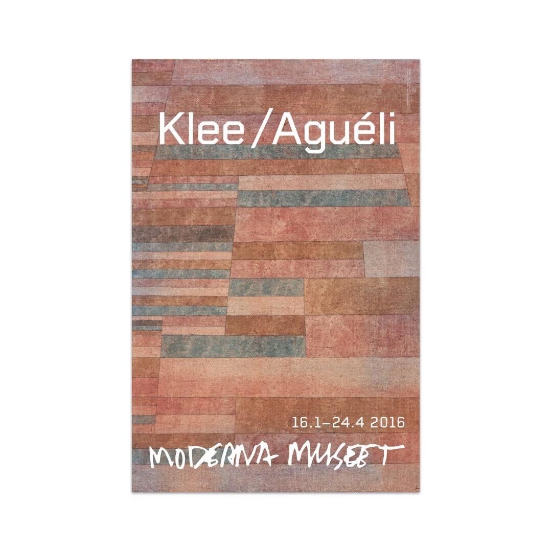 Paul Klee Original Exhibition Poster -Steps 1929 Agueli New