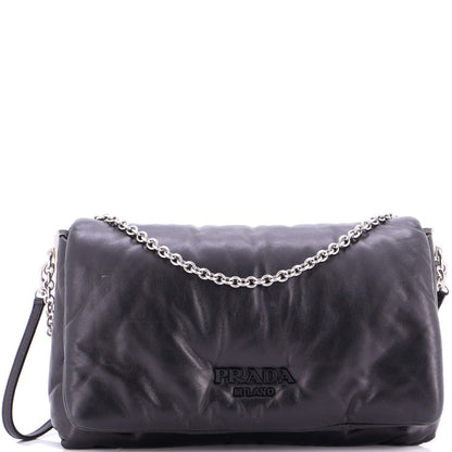 Prada Padded Shoulder Bag Leather