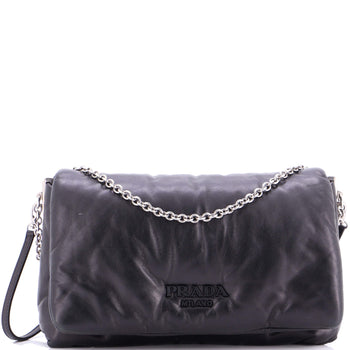Prada Padded Shoulder Bag Leather