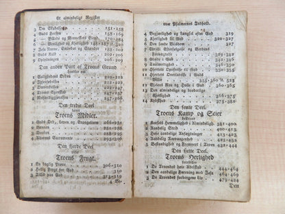 Hans Adolph Brorson ?Troens Rare Klenodie?, 1834, First Edition, Danish Hymnal