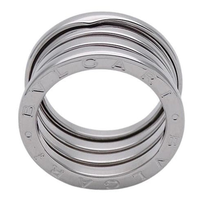 BVLGARI ring men's 750WG B-zero1 4 bands white