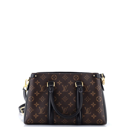 BB Louis Vuitton Soufflot Tote Monogram Canvas with Leather