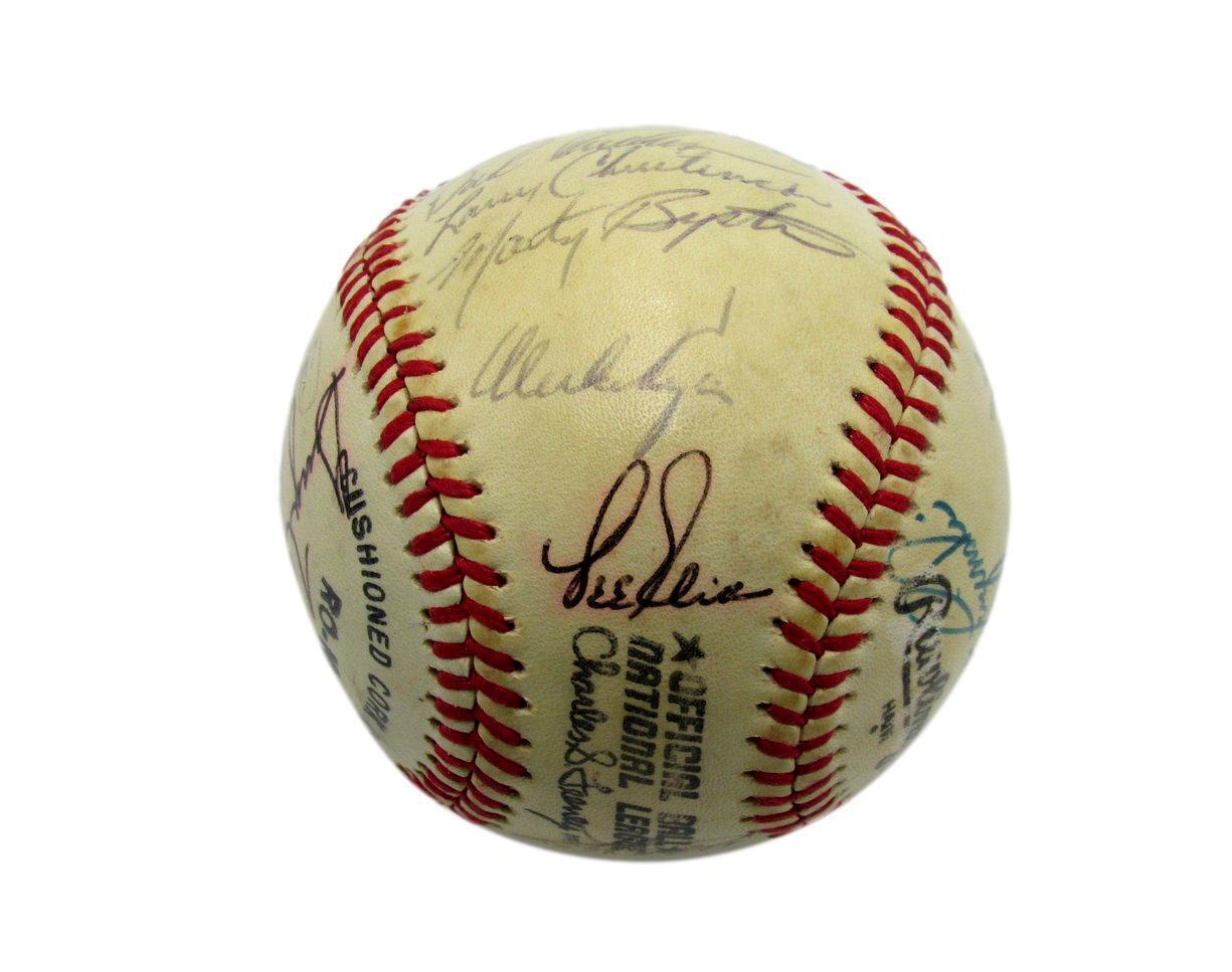 1980 Philadelphia Phillies Multi-Signed By 25 Onl