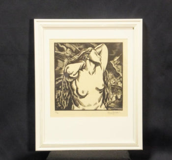 Clment Serveau 1934 Signed Woodcut 