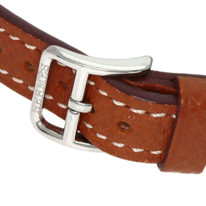 Hermes H Watch Mini Watches Hh1.110 Stainless Steel/Leather