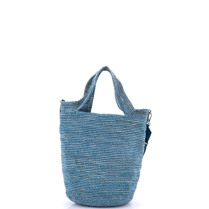 Loewe Slit Tote Straw Large