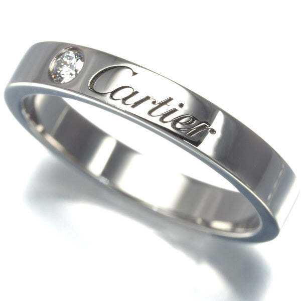 Cartier Ring C De Cartier Diamond Eu49 950 Platinum