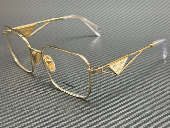PRADA PR A51V ZVN1O1 Pale Gold Women's 55 mm