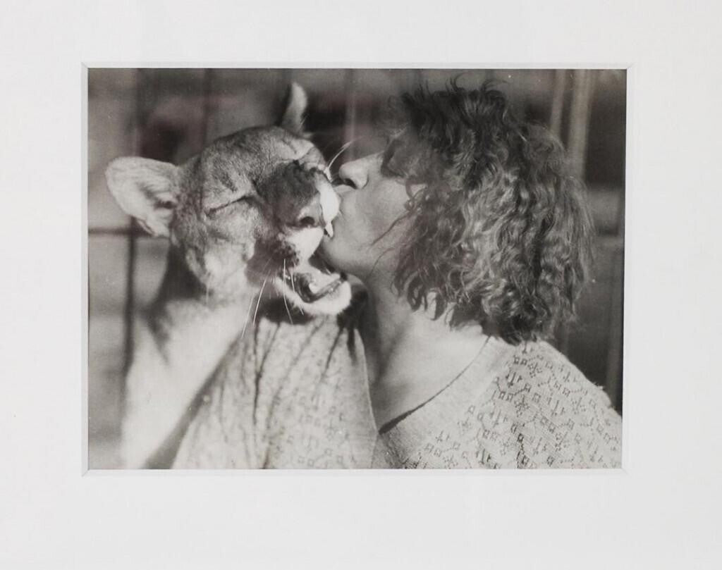 Olga Celeste - Taming The Jungle Original Press Photo Gelatin Silver Print