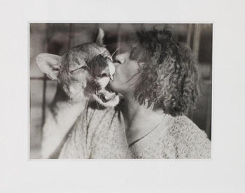 Olga Celeste - Taming The Jungle Original Press Photo Gelatin Silver Print