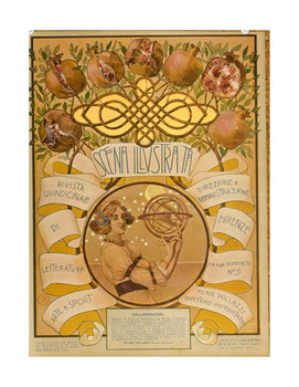 Scena Illustrata Arts Literature Music Theatre Cover Art Nouveau 1900