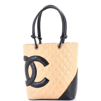 Chanel Cambon Tote Quilted Leather Medium