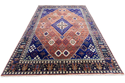 Extra Large Handmade Tribal Geometric Oriental Rug 10X14 ft Bedroom Decor