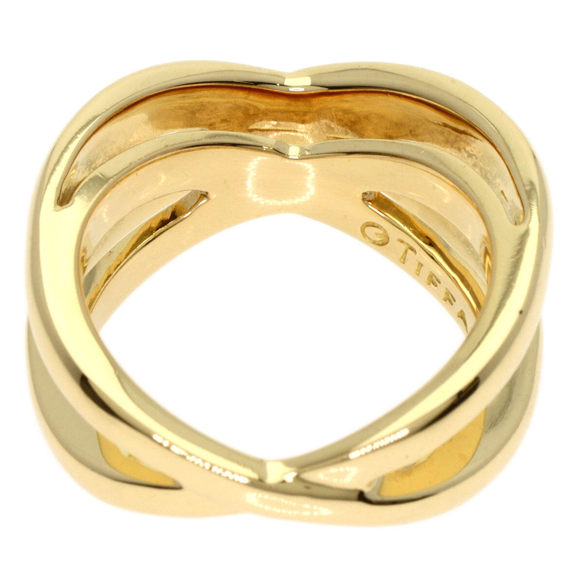 Tiffany&Co.   Ring Cross K18 Yellow Gold