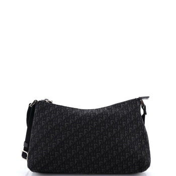 Christian Dior Vintage Trotter Pochette Shoulder Bag Diorissimo Canvas Small