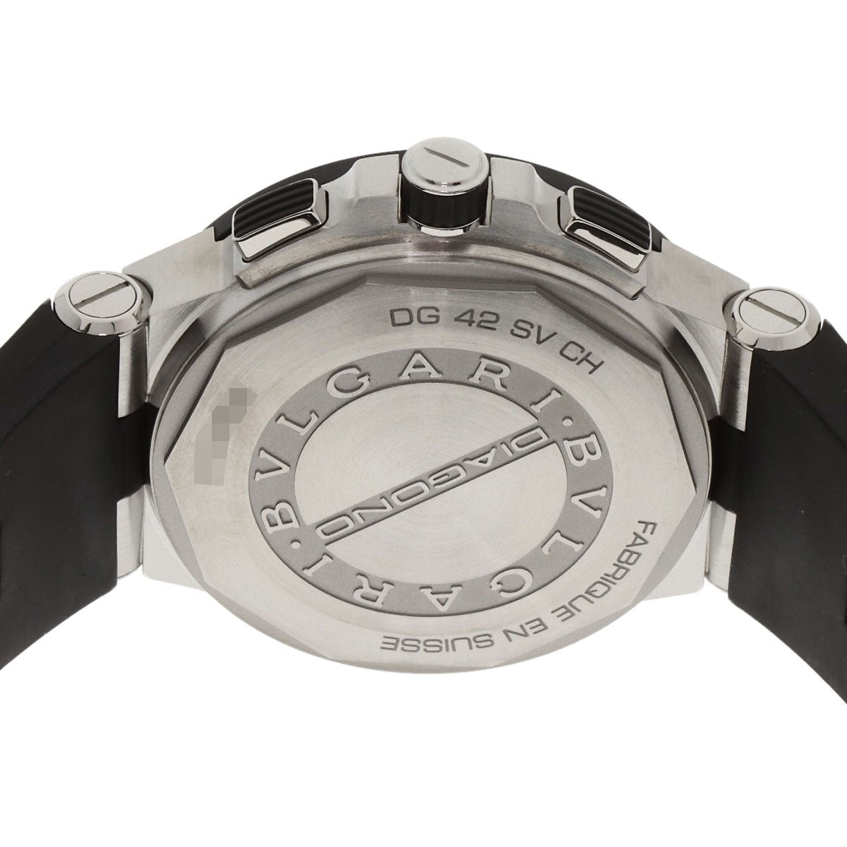 Bvlgari Diagono Chronograph Watches Dg42Svch Stainless Steel/Rubber