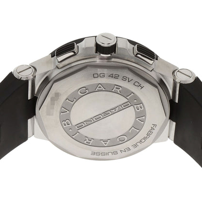 Bvlgari Diagono Chronograph Watches Dg42Svch Stainless Steel/Rubber