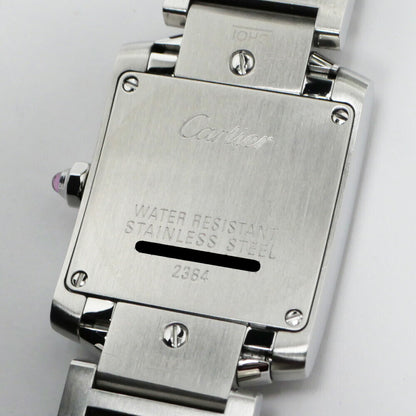 Cartier Tank Franaise Sm W51028Q3 Pink Ladies Used Watch #121913