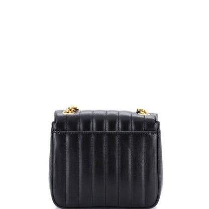 Saint Laurent Vicky Crossbody Bag Vertical Quilted Leather Medium