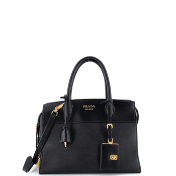 Prada Esplanade Tote Saffiano With City Calf Medium
